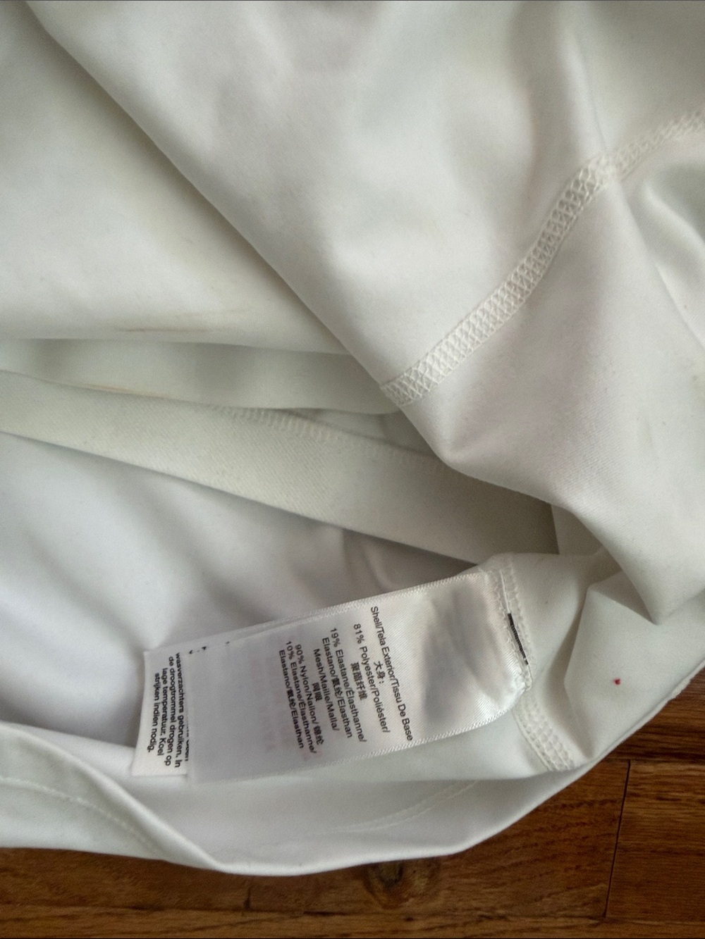 DKNY White Racerback Performance Tank - Picture 3 of 6